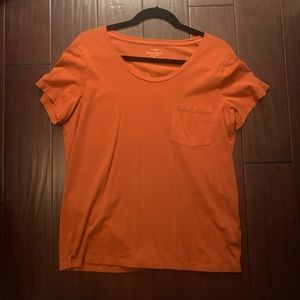 J Crew Burnt orange t shirt